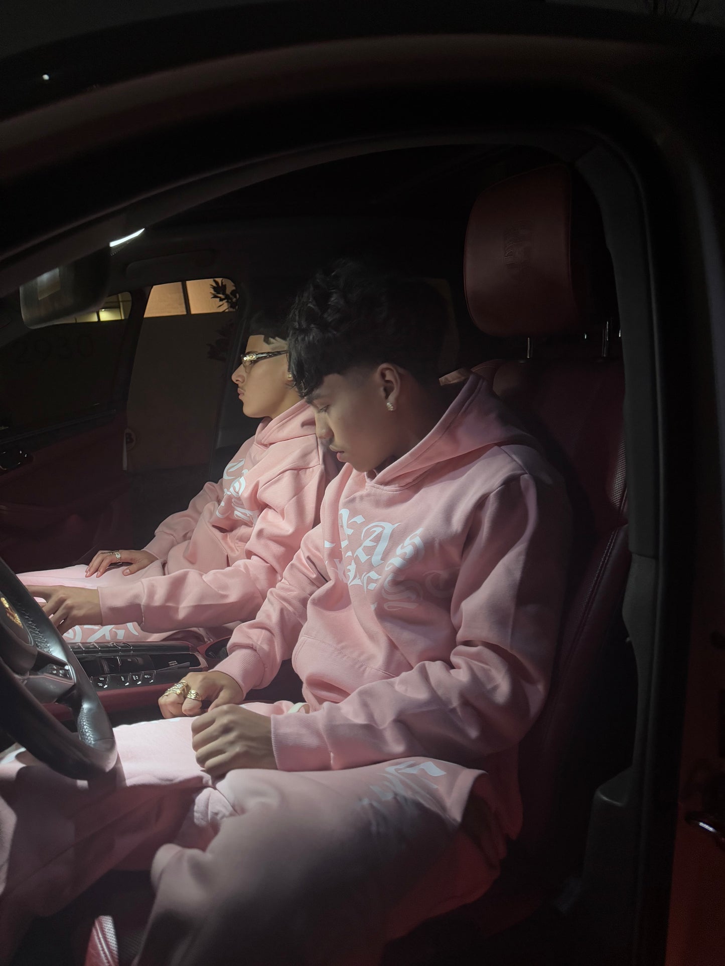 Pink tracksuit